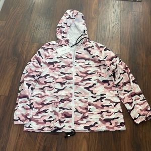 NWT Packable Rain Jacket Women Waterproof Lightweight Raincoat with Hood